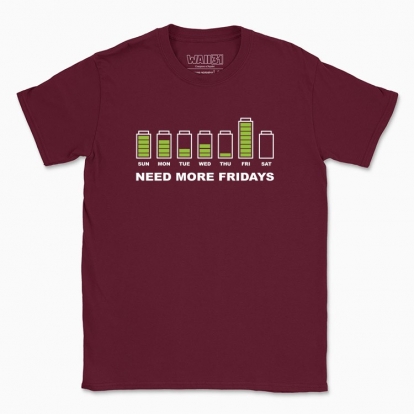 Men's t-shirt "Need more Fridays"