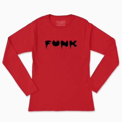 Women's long-sleeved t-shirt "funk style"