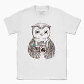 Men's t-shirt "The Owl Photographer"