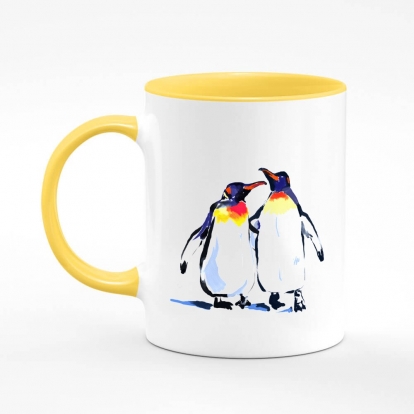 Чашка з принтом "Пінгвіни"