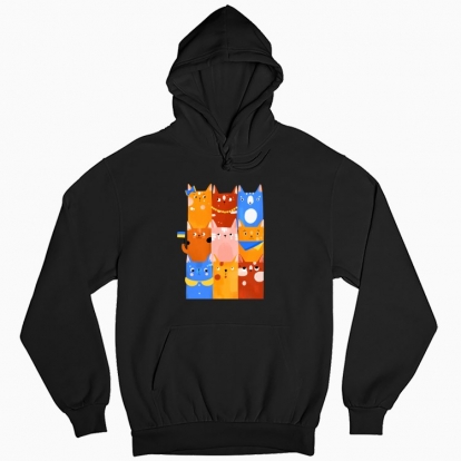 Man's hoodie "Cats"