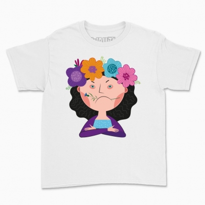 Children's t-shirt "The one that eats flowers"