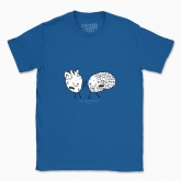 Men's t-shirt "Love vs. brain"