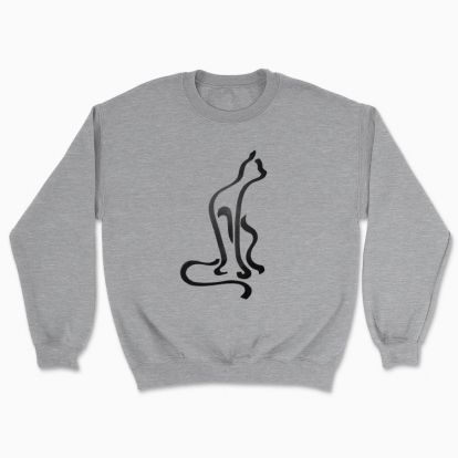 Unisex sweatshirt "Curious cat"