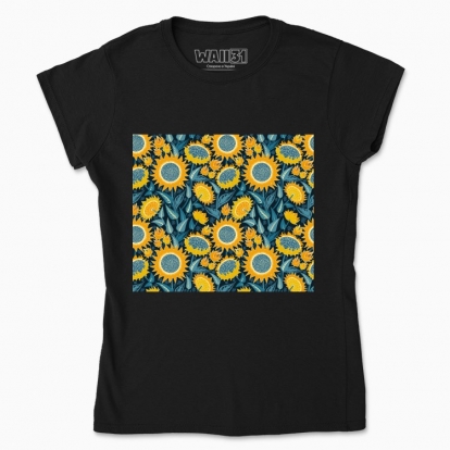 Women's t-shirt "Sunflowers field"