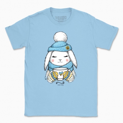 Men's t-shirt "Cute Winter Bunny"