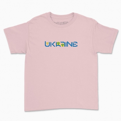Дитяча футболка "Україна (світлий фон)"