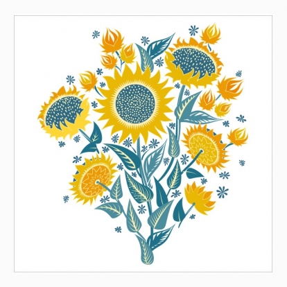 Poster "Sunflowers"