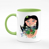 Printed mug "Bouquet"