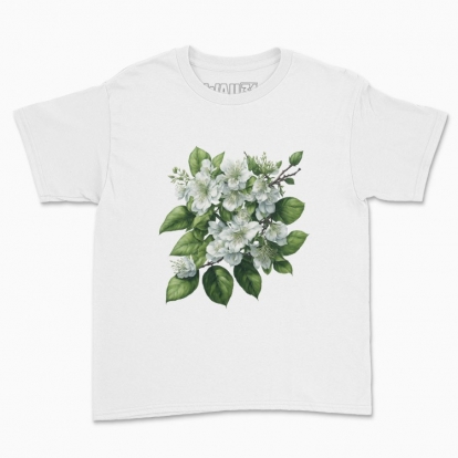 Дитяча футболка "Квіти / Яблуневий цвіт / Букет яблуневого цвіту"