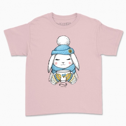Children's t-shirt "Cute Winter Bunny"