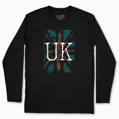 Men's long-sleeved t-shirt "Flag of the Great Britain"