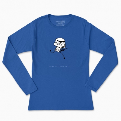 Women's long-sleeved t-shirt "The Imperial March"
