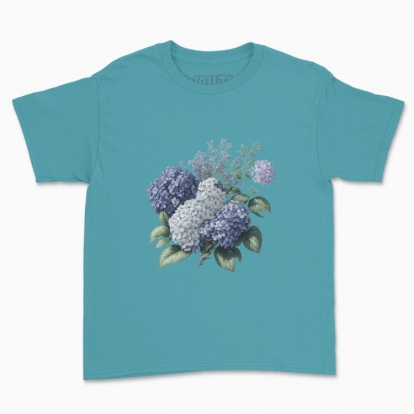 Дитяча футболка "Квіти / Романтичний бузок / Бузковий букет"