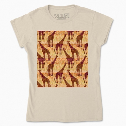 Women's t-shirt "Giraffes."