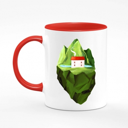 Printed mug "Home"