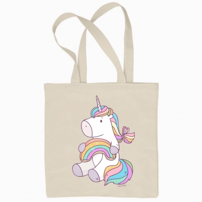 Eco bag "Unicorn with Gingerbread"