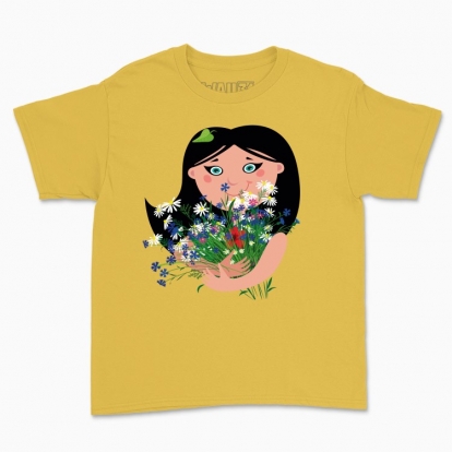 Дитяча футболка "Букет квітів"