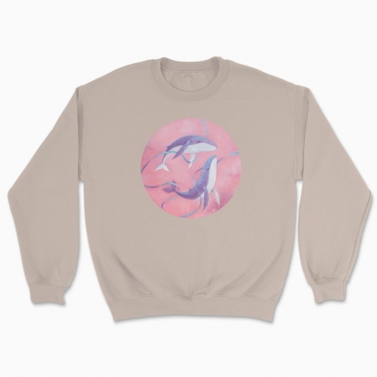 Unisex sweatshirt "The Sky Whales"