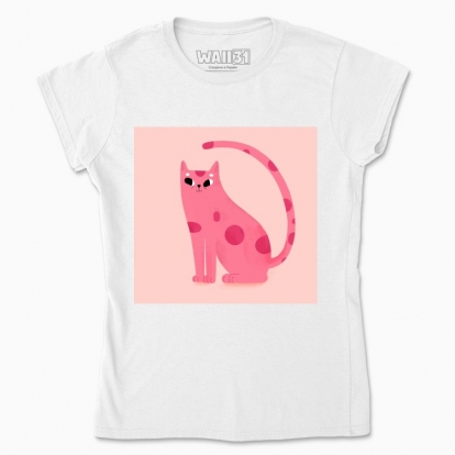 Women's t-shirt "Pink cat"