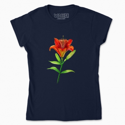 Women's t-shirt "My flower: lily"