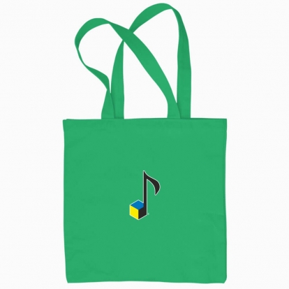 Eco bag "Musical front.(Colored bag)"