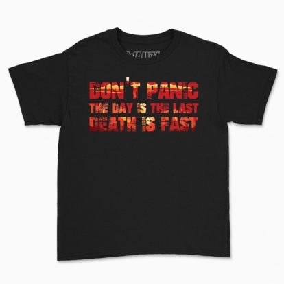 Дитяча футболка "DON`T PANIC"