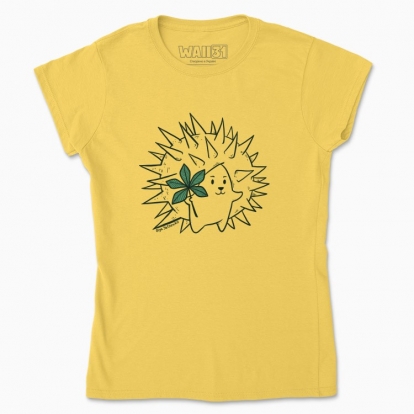 Women's t-shirt "Kyiv Hedgehog Chestnut"