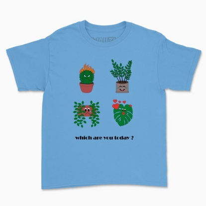 Дитяча футболка "Емоційні рослини"