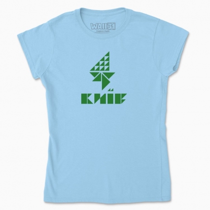 Women's t-shirt "Kyiv chestnuts symbol"