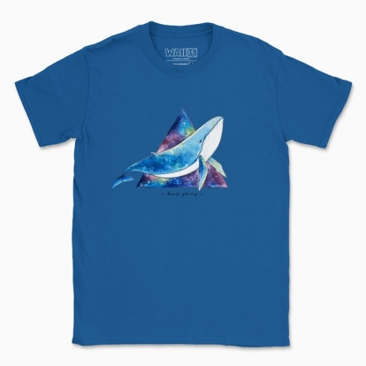 Men's t-shirt "The Whale . Keep going"