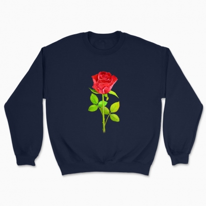 Світшот Unisex "Ботаніка: троянда"