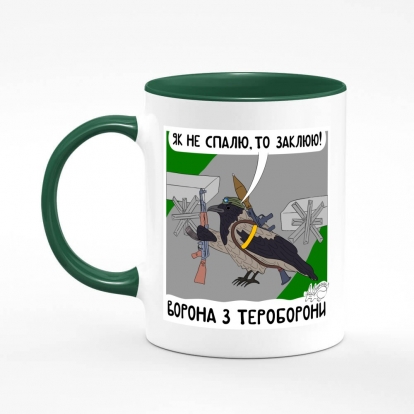 Printed mug "Сrow"