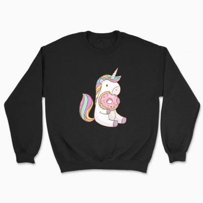 Unisex sweatshirt "Unicorn with Donut"