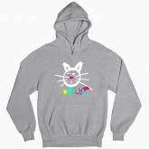 Man's hoodie "bully cat"