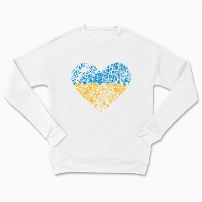Сhildren's sweatshirt "Ukranian heart, scratched"