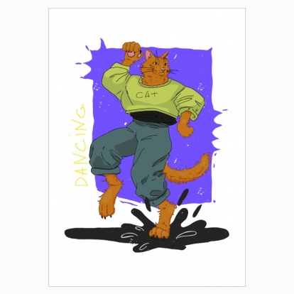 Постер "Кіт танцює"