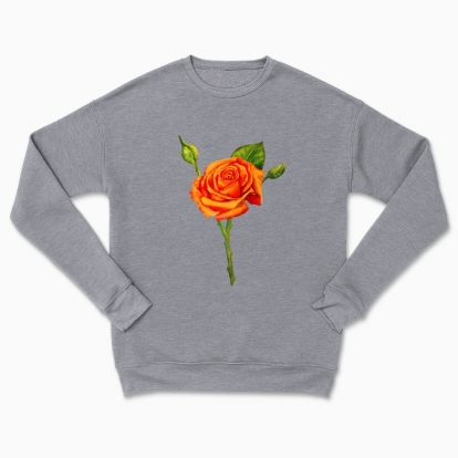 Сhildren's sweatshirt "My flower: rose"