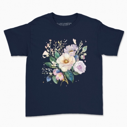 Children's t-shirt "Apple blossom bouquet"