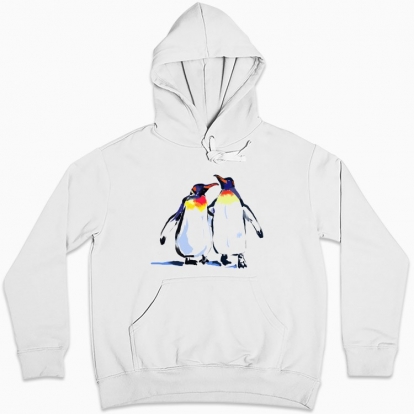 Women hoodie "Penguins"