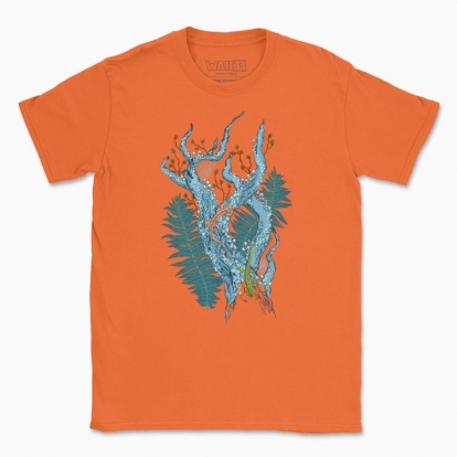 Men's t-shirt "Lizards in the forest thicket"