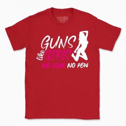 Men's t-shirt "Guns like Girls"
