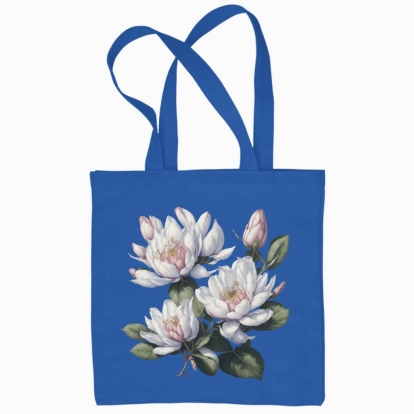 Еко сумка "Квіти / Ніжна Магнолія / Квіти Магнолії"