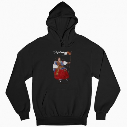 Man's hoodie "Glory is where the Cossack is"