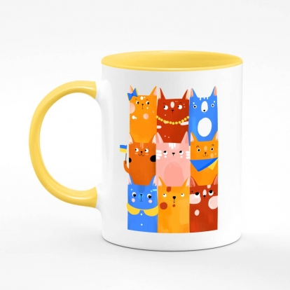 Printed mug "Cats"