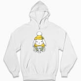 Man's hoodie "Sunny Winter Bunny"