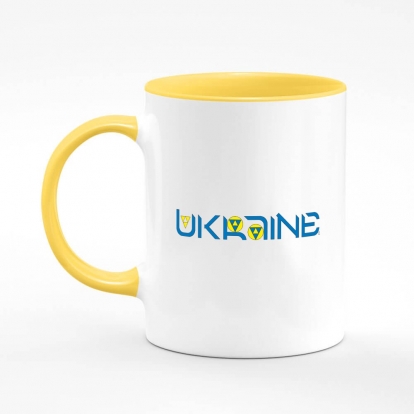 Чашка з принтом "Україна (світлий фон)"