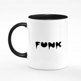 Printed mug "funk style"