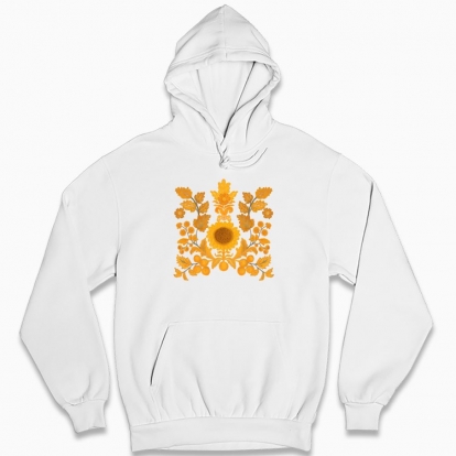 Man's hoodie "trident floral"