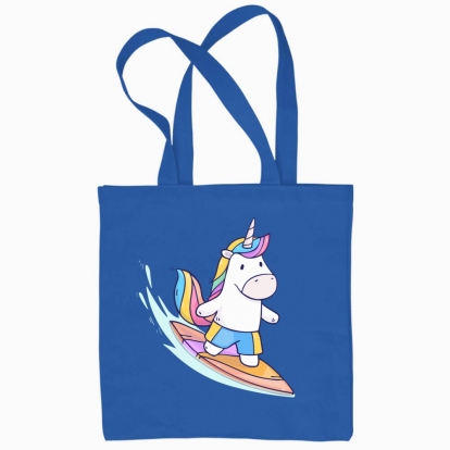 Eco bag "Unicorn Surfer"